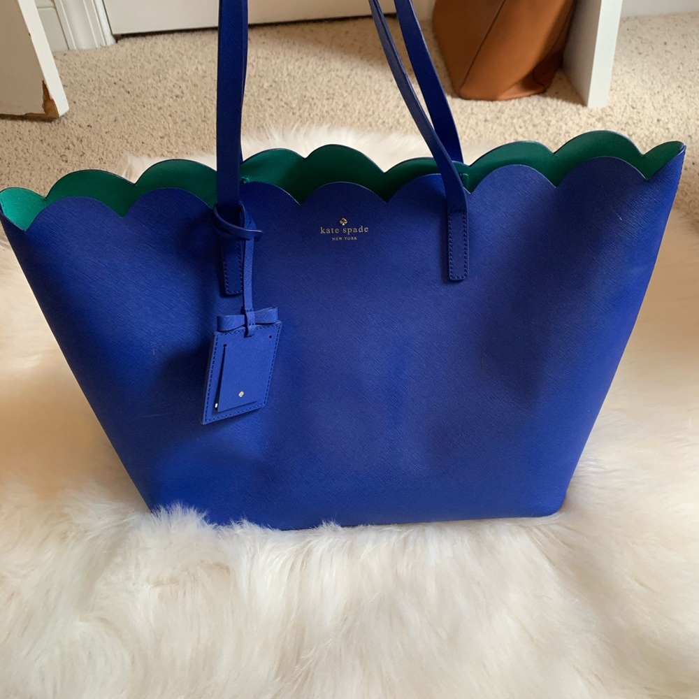 Kare Spade Lily Avenue Royal Blue Tote